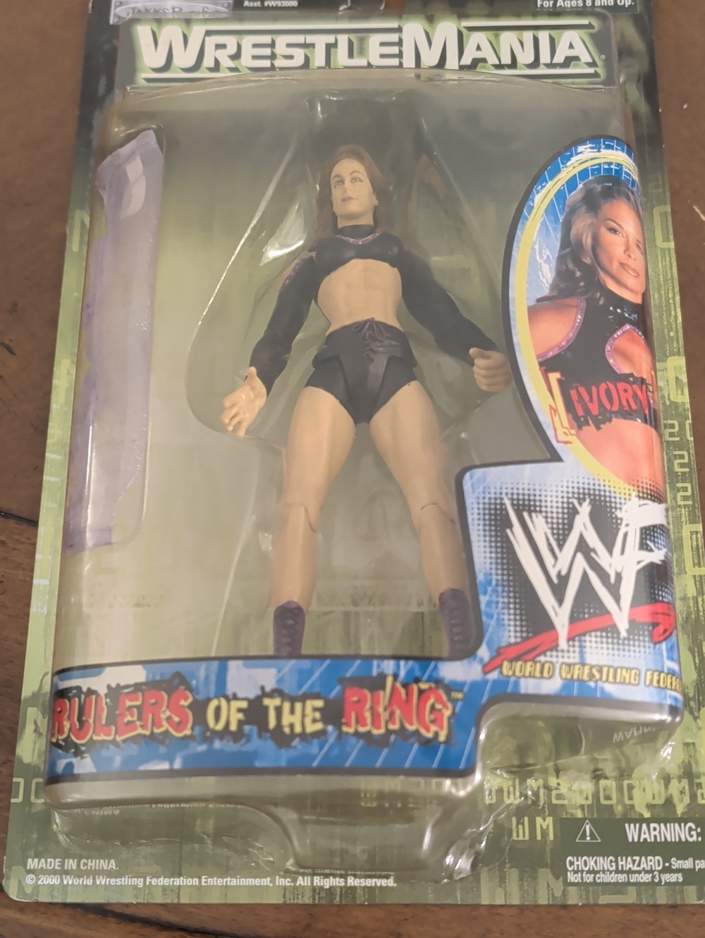 WWE Ivory Action Figure - Black & Purple